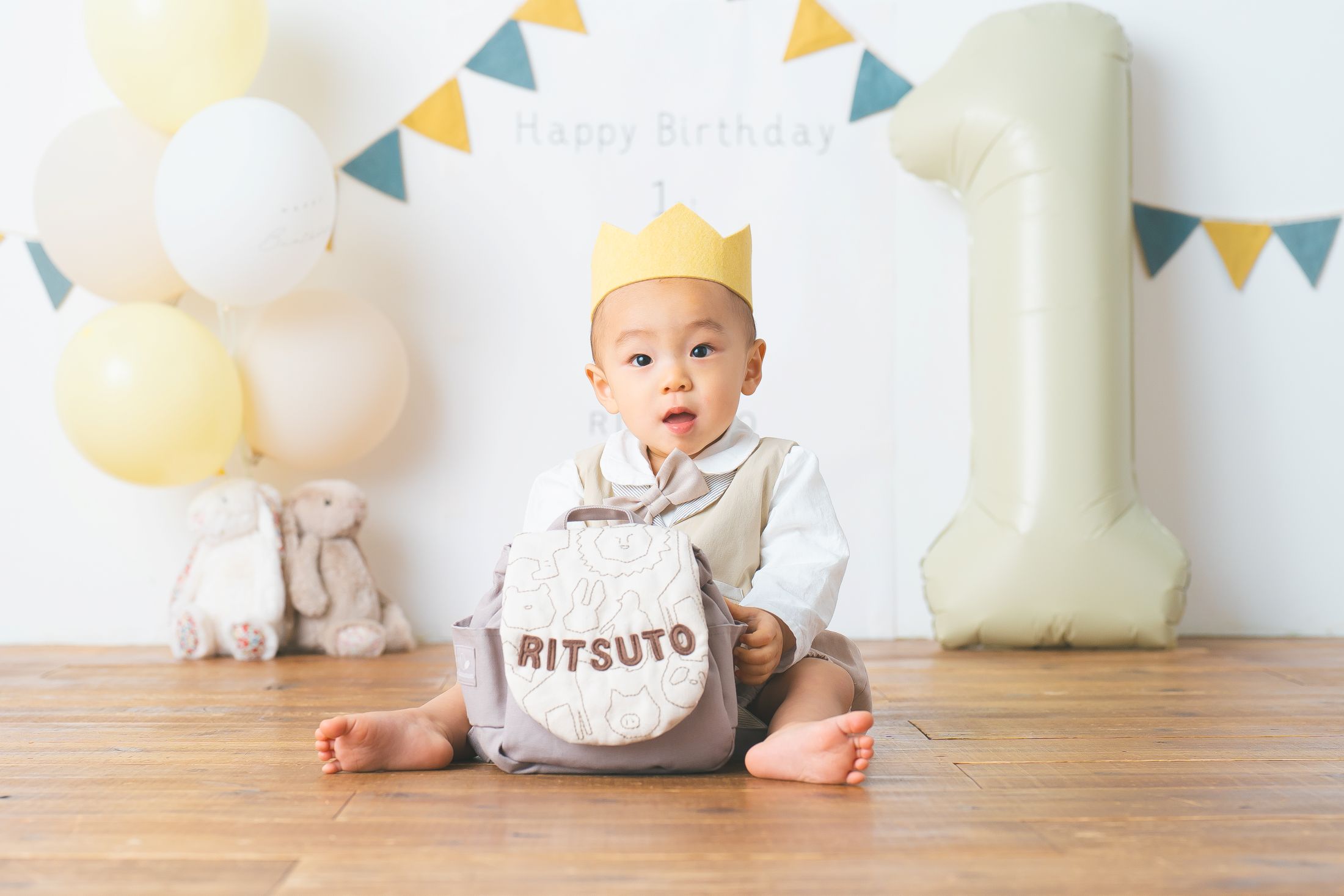 1歳のお祝いは一升餅とリュック｜はじめての誕生日お祝い特集