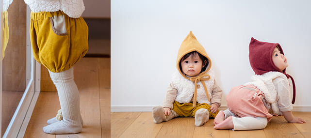 まるでおとぎ話の主人公 こびとセット 帽子 ベスト パンツ3点セット 出産祝いギフト ママとベビーのギフト リシュマム