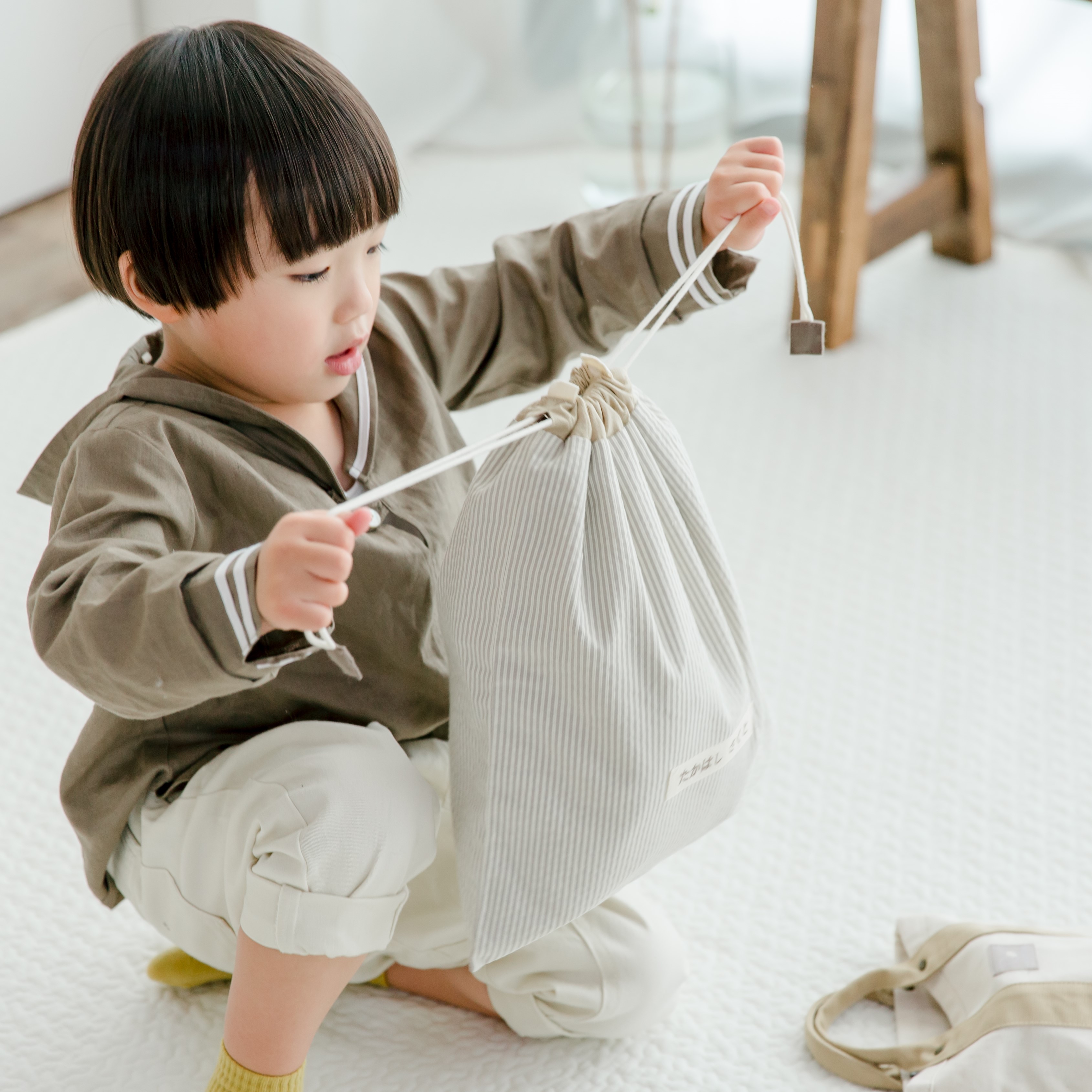 オーダー承ります】お着替え袋 シューズ袋 オムツバッグ www