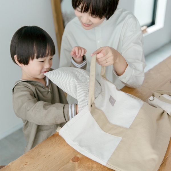 ♪手作りのあたたかさ♪絵本バッグ♪入園入学準備 - その他