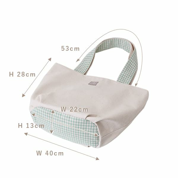 限定】名入れベビーリュック＆ママトートセット(ギンガムチェック