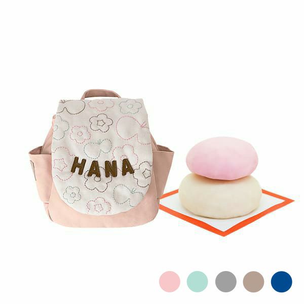 1歳誕生日ギフトに 女の子 男の子にも Lisumom リシュマム 名入れベビーリュック 一升餅セット