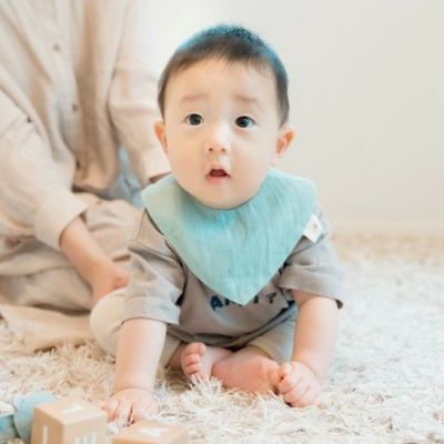 2way】つけえりスタイ1枚【名前入り】(全5色) | ママとベビーのギフト